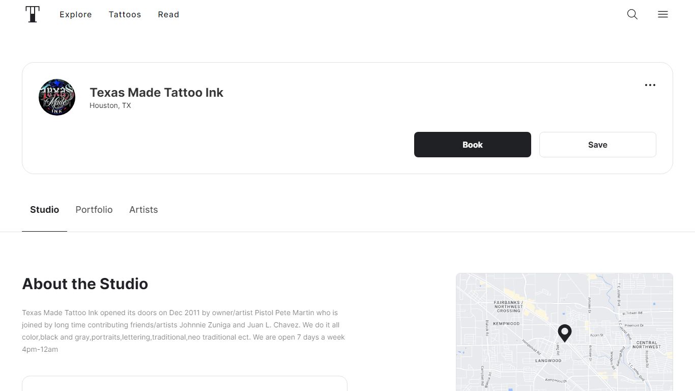Texas Made Tattoo Ink • Tattoo Studio | Book Now • Tattoodo